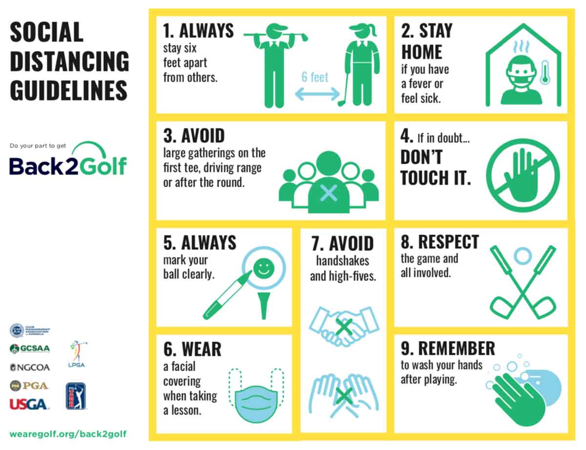 Back2Golf Social Distancing Guidelines | Summer Youth Camp