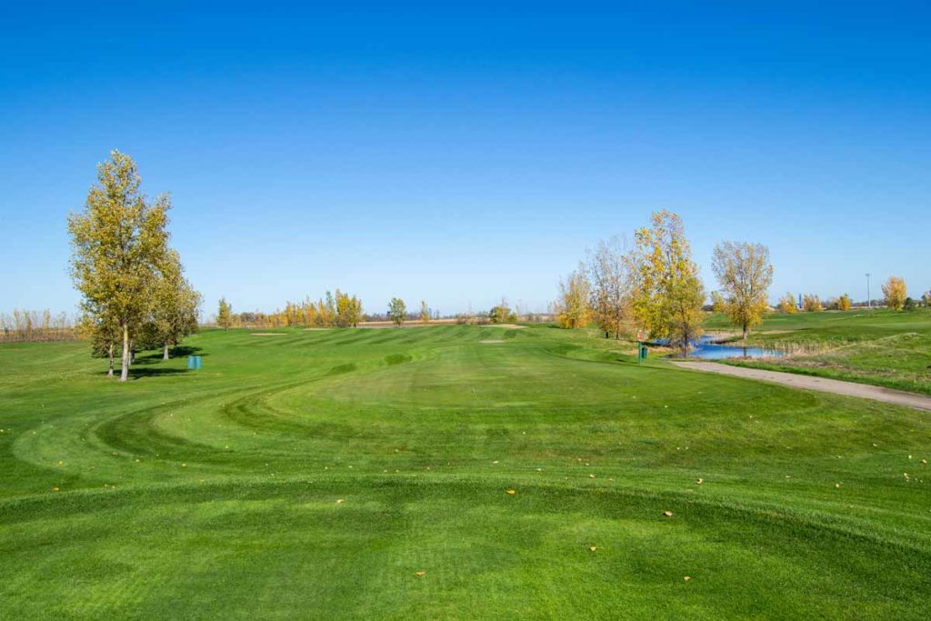 Dakota Winds Golf Course Fairway - Fall
