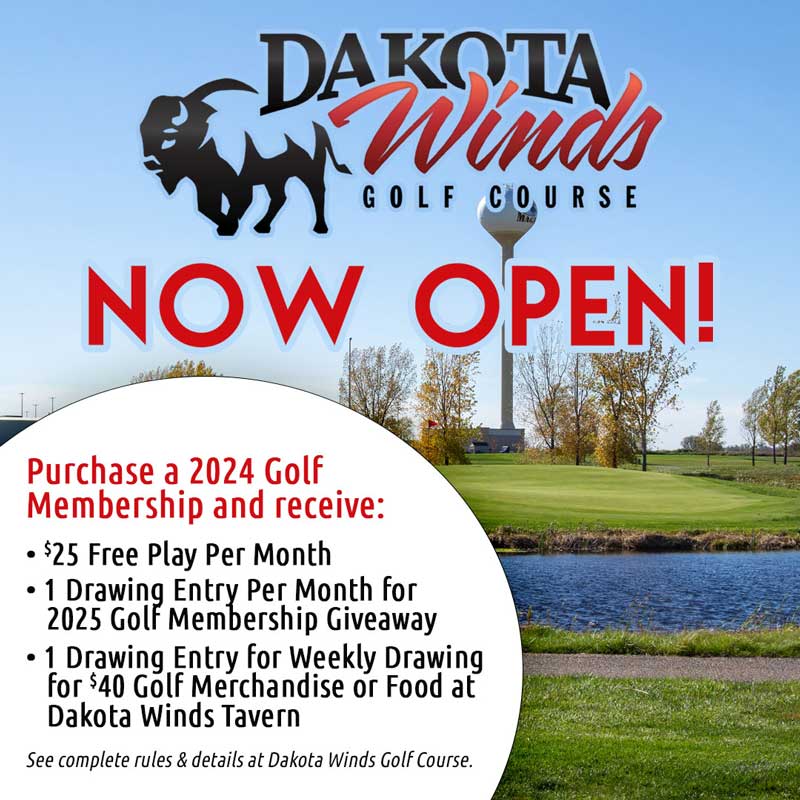 2024 Dakota Winds Golf Membership Promotion