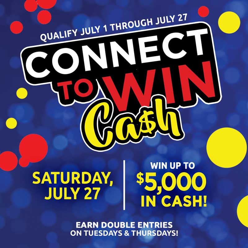 Connect to Win Cash Dakota Magic Casino Promotions July 2024